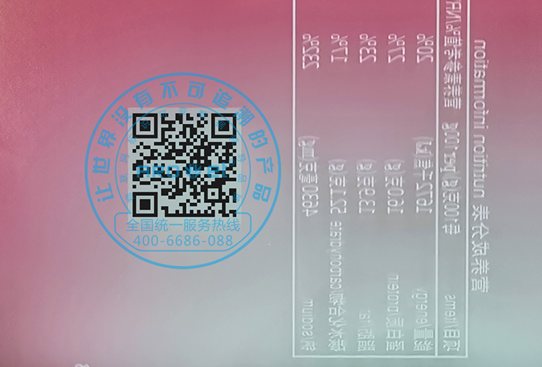 LETOU乐投X6两组双头喷码装备在软包装上正反双面赋码