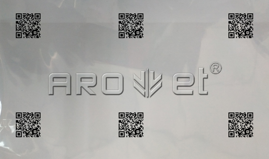 LETOU乐投A-one高速UV喷码机在PE膜上喷二维码